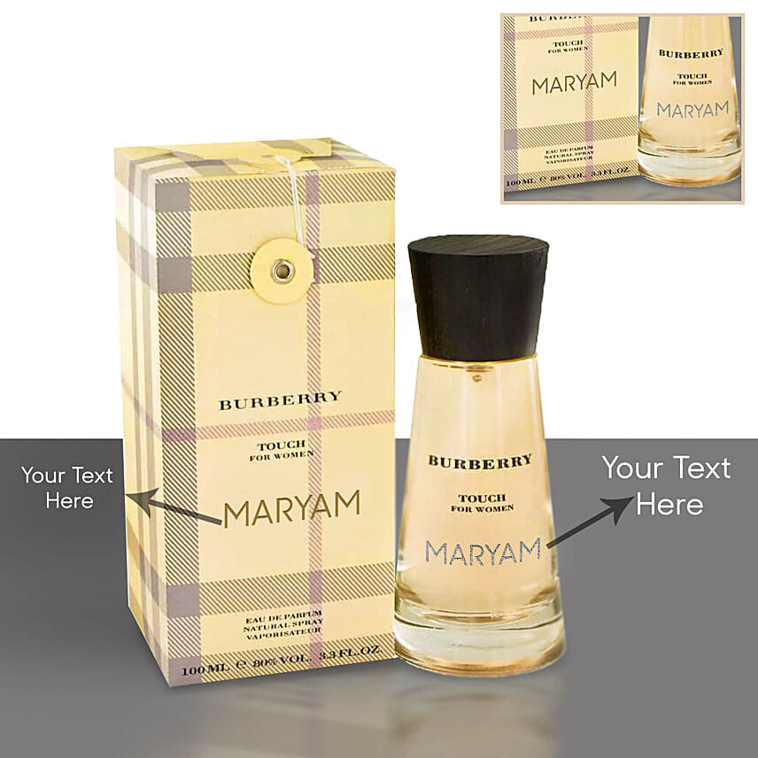 Personalised Burberry Perfume For her: Friendship Day Gifts 