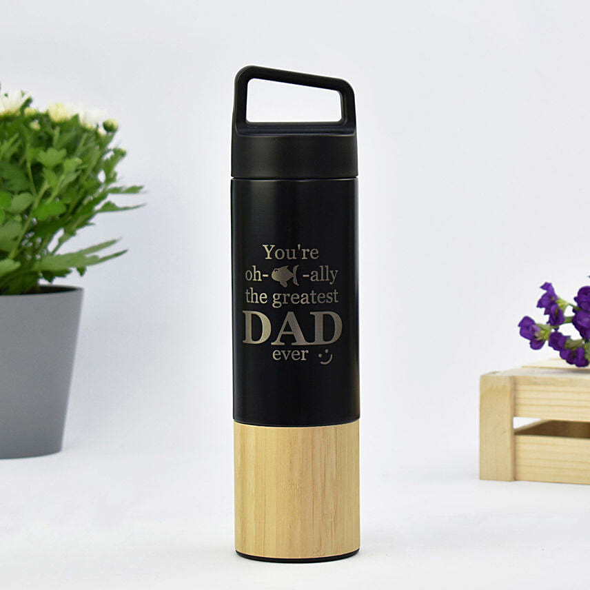 Officially Best Dad Premium Bottle: Personalized Father's Day Gifts