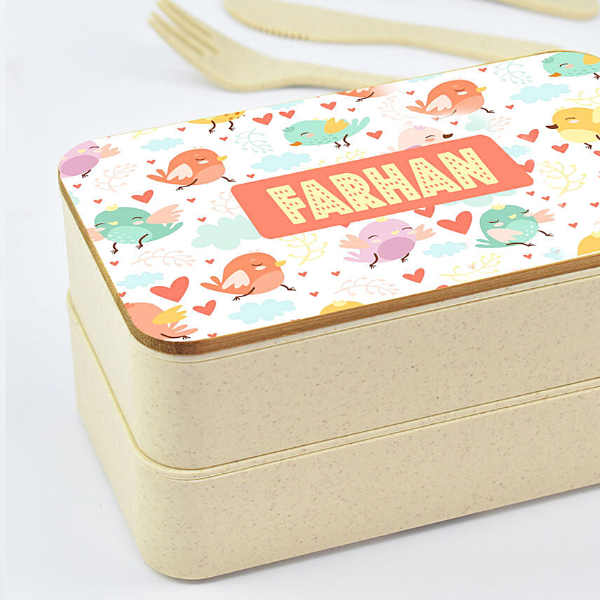 Online Personalised Name Printed Lunch Box Gift Delivery in UAE - FNP