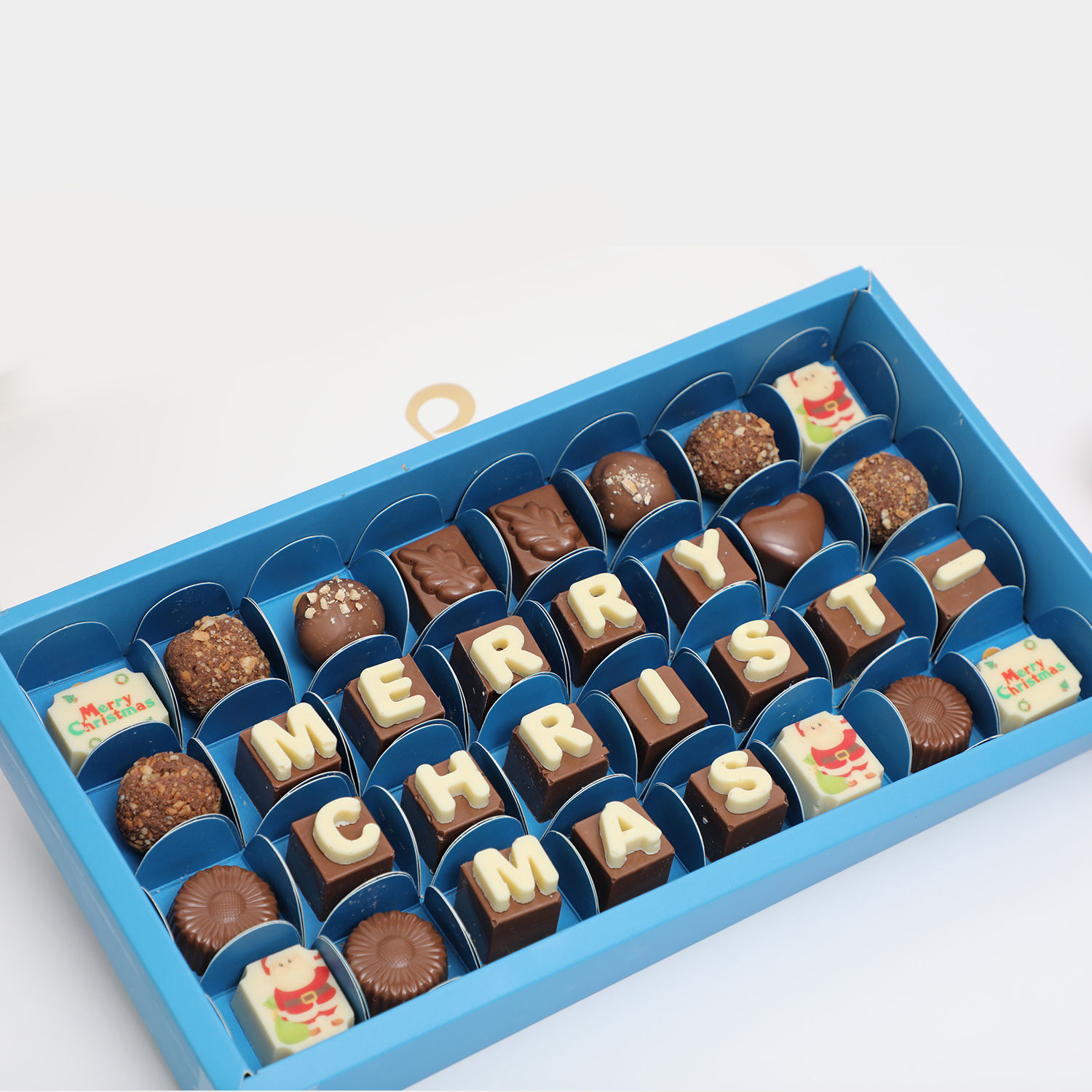 Online Merry Chirtsmas Large Chocolate Box Gift Delivery in UAE Ferns